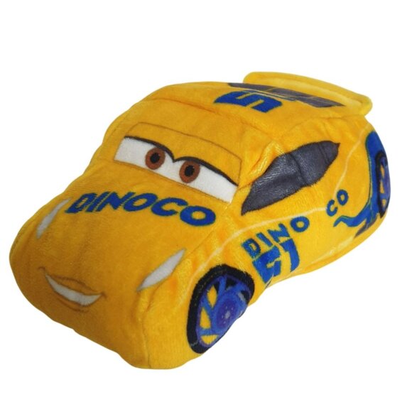 Disney Pixar Cars 3 Lightning McQueen Dinoco Cruz Ramirez Flip a Car 8" Plush To - Picture 6 of 7